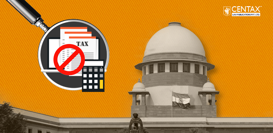 Appeal Dismissed as Tax Effect Was Below Threshold Limit Prescribed Under Litigation Policy of Government of India | SC
