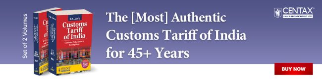 R.K. Jain’s Customs Tariff of India | 2025-26