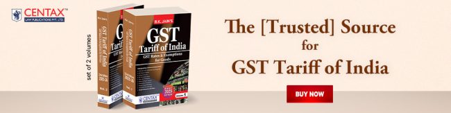 R.K. Jain’s GST Tariff of India | 2025-26