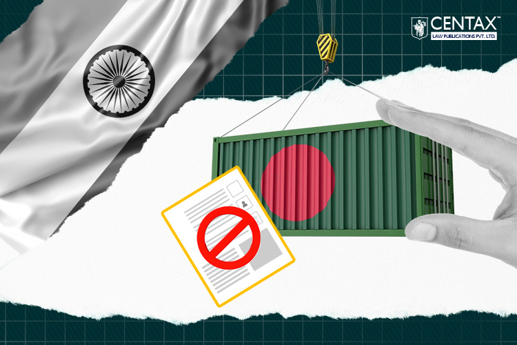 CBIC Rescinds Circular No. 29/2020-Customs Regarding Transhipment of Export Cargo From Bangladesh to Third Countries | Circular