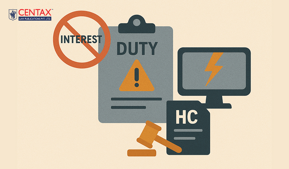 No Interest If Duty Delay Due to System Glitch | HC