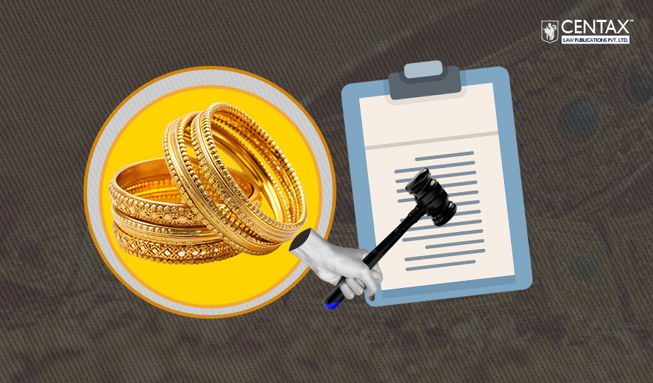 Used Gold Jewellery as Personal Effect Exempt Under Baggage Rules