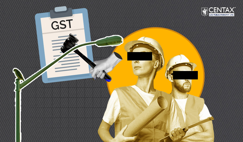 GST exemption AAR ruling street light maintenance local authorities public infrastructure services GST on municipal services GST exemption for services