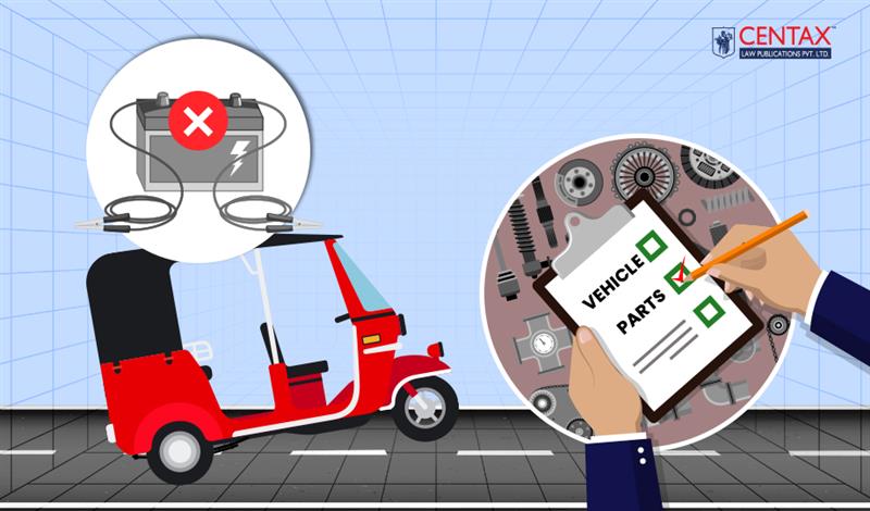 E-Rickshaw Kits Without Battery Not Complete Vehicles – Classified as Parts | CESTAT