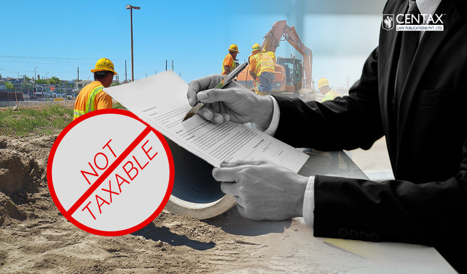 SC Dismisses Revenue Appeal | JNNURM Sewerage Works Not Taxable as Works Contract