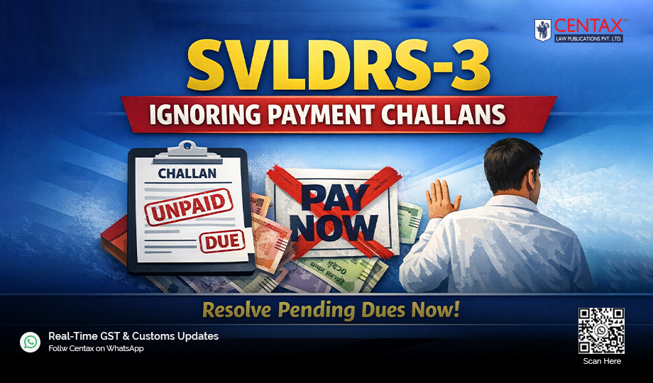 HC Quashes SVLDRS-3 for Ignoring Payment Challans – Directs Reverification