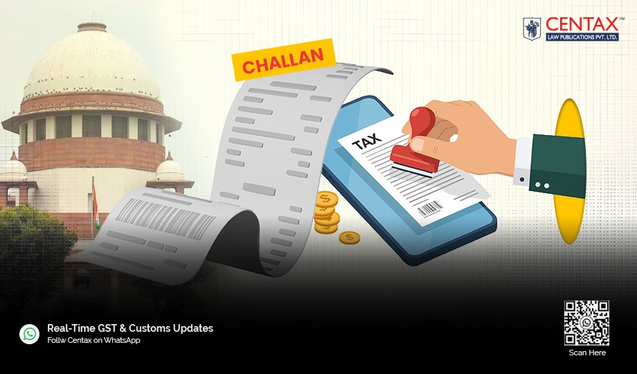 TR-6 Challan & Bank Debit Sufficient Proof of Service Tax Payment | CESTAT