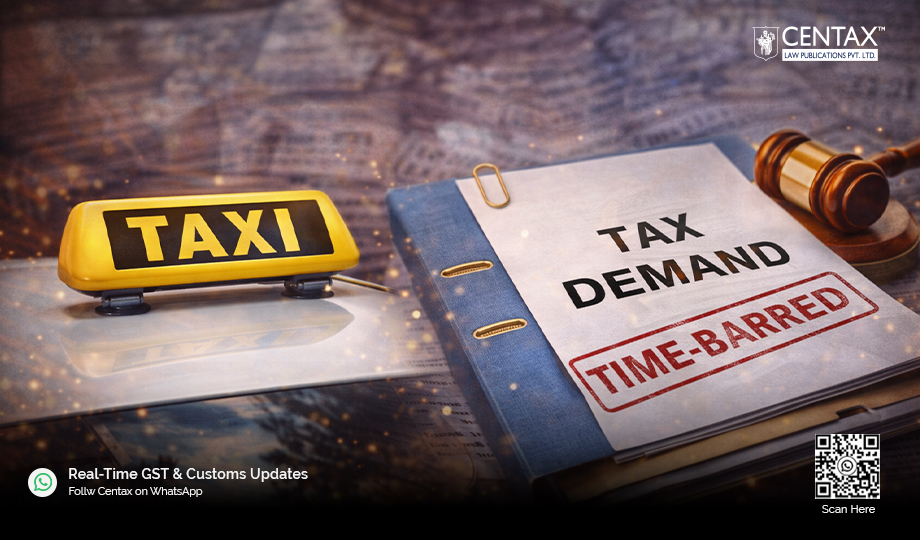 Rent-a-Cab Not Exempt – Demand Time-Barred | CESTAT