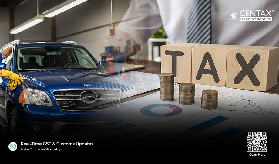 ITC Allowed on Inputs Under Margin Scheme for Used Cars | AAR