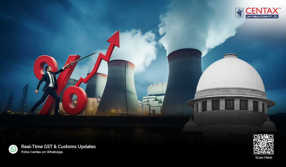Captive Power Plant Eligible for 20% Duty Rate | SC