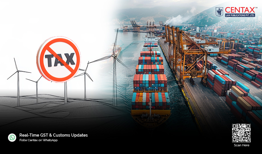 Import of WTG Engineering Drawings Not Taxable as Design Services | CESTAT