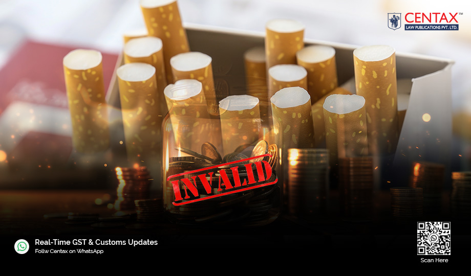CESTAT Rules EMD Forfeiture Invalid Where Auctioned Cigarettes Barred From Home Use