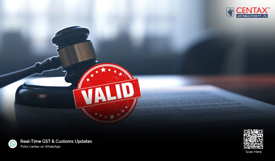 Section 79 Recovery Notice Valid Without Prior Authorisation | HC