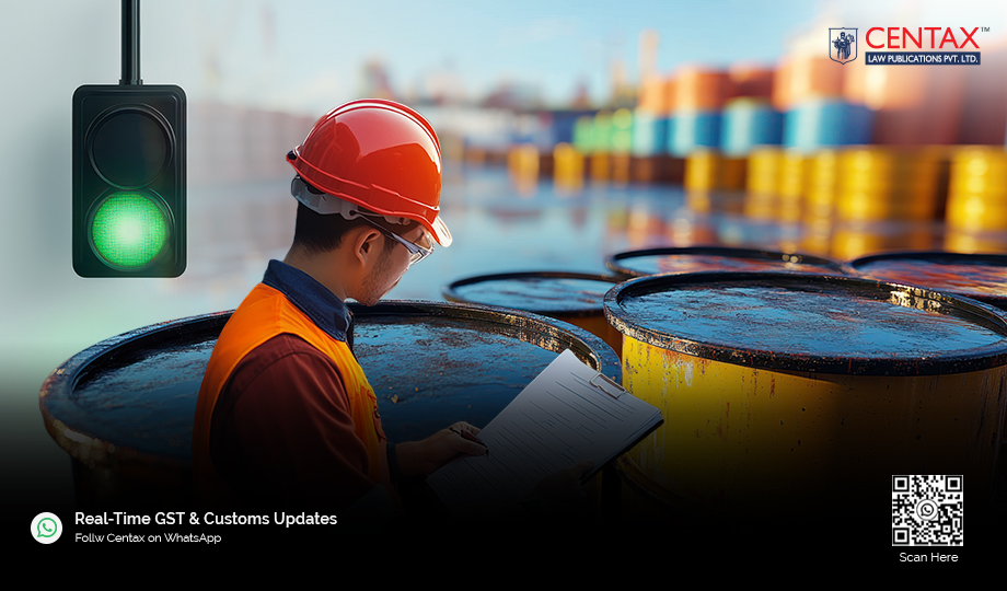 CBIC Introduces Green Channel for Oil Spill Customs Clearance