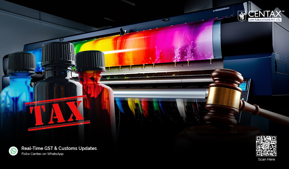 Tax on Ink and Processing Material Upheld in Printing Works Contract | HC