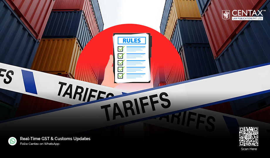 Govt. Notifies Customs Tariff Rules for Origin Determination Under India–Oman CEPA, 2026