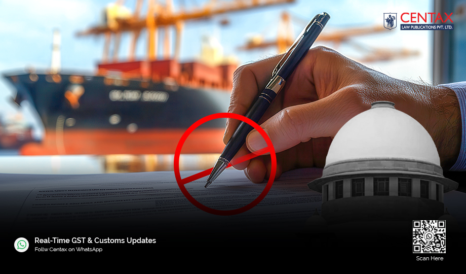 HC Quashes Customs Adjudication Order Passed Without Show Cause Notice