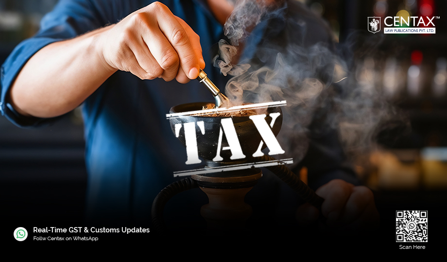 AAR Rules Hookah Service Taxable Separately from Restaurant Service