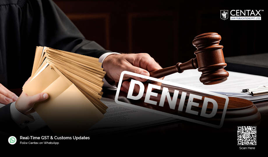 Adjournment Denied for New Documents at CESTAT Stage
