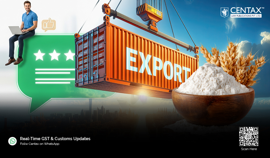 DGFT Reviews Export Quota for Wheat Flour Products